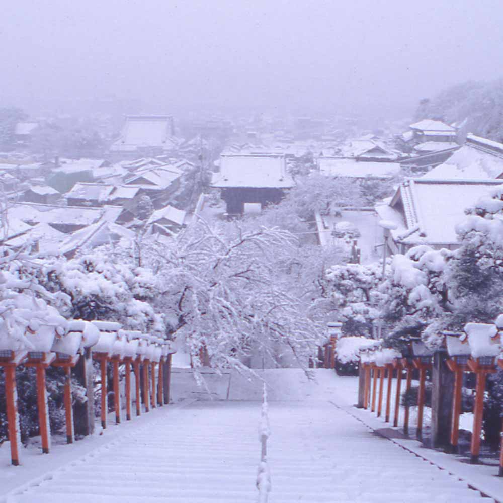 西國寺の冬